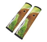 Amor de conejo impreso, Almohadillas para cinturón de seguridad de coche, paquete de 2 almohadillas para arnés, funda multifuncional para cinturón de seguridad