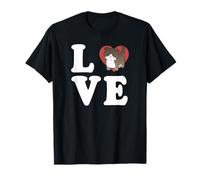 Amor de Gato Escrito con gráfico de corazón Camiseta