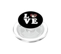 Amor de Gato Escrito con gráfico de corazón PopSockets PopGrip para MagSafe