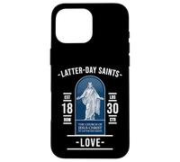Amor de los Santos de los Últimos Días - Vida con Cristo Carcasa para iPhone 16 Pro MAX