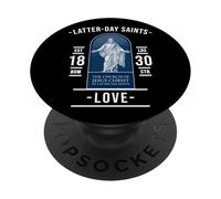 Amor de los Santos de los Últimos Días - Vida con Cristo PopSockets PopGrip Adhesivo