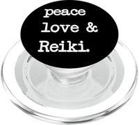 Amor de paz y Reiki | Sanación holística espiritual PopSockets PopGrip para MagSafe