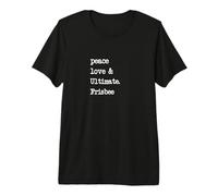Amor de Paz y último Frisbee | Flying Disk Golf Camiseta Premium