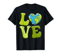 Amor Día de la Tierra Salvar Lindo Planeta Estu Camiseta