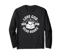Amor Dios Beber Café Leer Libros Cris Manga Larga