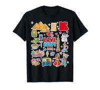 Amor Egipto Iconos de Viaje, Cultura egipcia & Monumentos emblemáticos Camiseta
