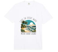 Amor en Cada Ola - Mount Desert Island Comfort Colors Adult Heavyweight T-Shirt