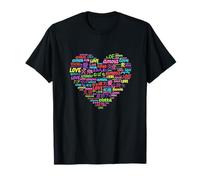 Amor en Diferentes Idiomas Aprende un Mes de un Idioma Extranjero Camiseta