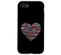 Amor en Diferentes Idiomas Aprende un Mes de un Idioma Extranjero Carcasa para iPhone SE (2020) / 7/8