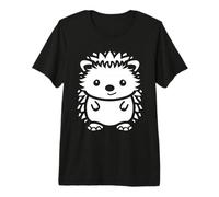 Amor Erizos Animales Pequeño y Divertido Simple Erizo Camiseta Premium