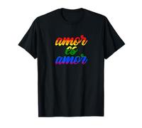 Amor es Amor Bandera Lgbt Orgullo Gay Lesbiana Mujer Hombre Camiseta
