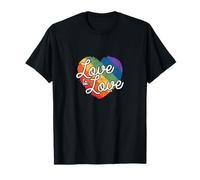 Amor es Amor Corazón Colorido Camiseta