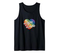 Amor es Amor Corazón Colorido Camiseta sin Mangas