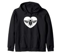 Amor Escarabajo Insecto Minimalistas Simples escarabajos Sudadera con Capucha