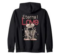 Amor Eterno Romance Inmortal Amante Declaración Romántico Sudadera con Capucha