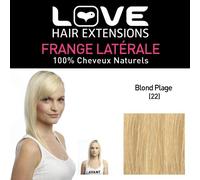 Amor Extensiones de cabello - IPL / FRK1 / QFC/ICM / 60 - termofibra (TM) - Clip-In Side Flequillo - Color 60 - Pure Blonde