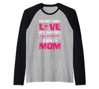 Amor Farmacéutico Mamá Madre Técnico Farmacia Camiseta Manga Raglan