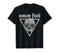 Amor Fati Cráneo - Arte Gótico Estoico Oscuro Camiseta