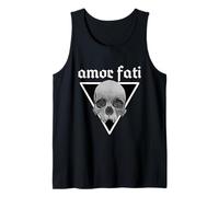Amor Fati Cráneo - Arte Gótico Estoico Oscuro - v0 Camiseta sin Mangas