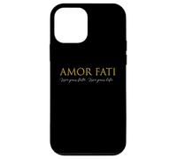 Amor Fati Love of Fate Filosofía estoica Cita latina Top Carcasa para iPhone 12 mini