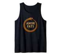 Amor Fati Ouroboros Filosofía estoica Camiseta sin Mangas