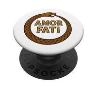 Amor Fati Ouroboros Filosofía estoica PopSockets PopGrip Adhesivo