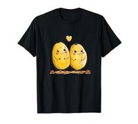 Amor feliz de la patata para el matrimonio y las parejas Camiseta