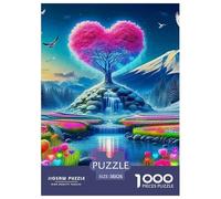 Amor Flores 1000 Piezas Love Theme Puzzles para Adultos Rompecabezas Imposible Clásicos para Adultos Y Niños A Partir De 12 Años Entretenimiento Creativo Obra De Arte De Juego De Rompecabezas Pasatie