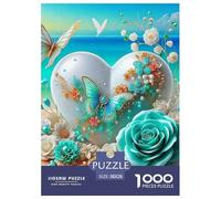 Amor Flores 1000 Tabletas Love Theme Puzle para Adultos Rompecabezas Imposible Clásicos para Adultos Y Niños A Partir De 12 Años Entretenimiento Creativo Obra De Arte De Juego De Rompecabezas De Deco