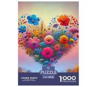Amor Flores 1000 Tabletas Love Theme Puzzles para Adultos Rompecabezas Imposible Clásicos para Adultos Y Niños A Partir De 12 Años Entretenimiento Creativo Obra De Arte De Juego De Rompecabezas Pasat