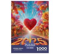 Amor Flores 1000 Tabletas Love Theme Puzzles para Adultos Rompecabezas Imposible Clásicos para Adultos Y Niños A Partir De 12 Años Entretenimiento Creativo Obra De Arte De Juego De Rompecabezas De De