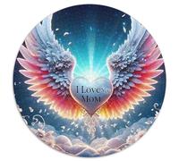 Amor Flores 1000p Rompecabezas Redondo Adultos-Niños Amor Circular Puzzle Niños: Construir Maquetas Decoración Hogar Juegos Educativos 1000pcs (67.5x67.5cm)