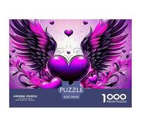 Amor Flores Puzzle 1000 Piezas Clásicos para Adultos Y Niños A Partir De 12 Años Juguetes,Jugar Solo O En Compañía,Regalo 70x50cm/1000pcs