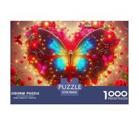 Amor Flores Puzzle 1000 Piezas Rompecabezas para Adultos,Jugar Solo O En Compañía,Regalo 38x26cm/1000pcs
