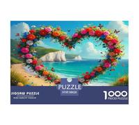 Amor Flores Puzzle 1000 Piezas Un Desafío Imposible Juguetes Descomprimidos Familiar Regalos para Mujeresregalos para Hombres para Adultos Y Niños 38x26cm/1000pcs
