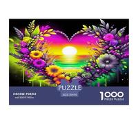 Amor Flores Puzzle 1000 Piezas Un Desafío Imposible Juguetes Descomprimidos Familiar Regalos para Mujeresregalos para Hombres para Adultos Y Niños 70x50cm/1000pcs