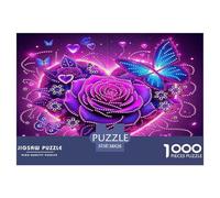 Amor Flores Puzzle 1000 Piezas Un Desafío Imposible Juguetes Descomprimidos para Toda La Familia Regalos para Mujeresregalos para Hombres para Adultos Y Niños 38x26cm/1000pcs