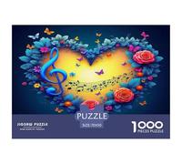 Amor Flores Puzzle 1000 Piezas Un Desafío Imposible Juguetes Resistentes A La Presión Familiar Regalos Familiares para Adultos Y Niños 70x50cm/1000pcs