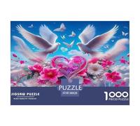 Amor Flores Puzzle 1000 Piezas Un Desafío Imposible Juguetes Resistentes A La Presión Familiar Regalos Familiares para Adultos Y Niños 38x26cm/1000pcs