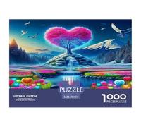 Amor Flores Puzzle De 1000 Piezas Un Desafiante Juguetes Descomprimidos para Toda La Familia Regalos para Mujeresregalos para Hombres para Adultos Y Niños 70x50cm/1000pcs