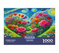 Amor Flores Puzzle De 1000 Piezas Un Desafío Imposible Juguetes Descomprimidos para Toda La Familia Regalos para Mujeresregalos para Hombres para Adultos Y Niños 70x50cm/1000pcs