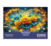 Amor Flores Puzzle De 1000 Piezas Un Desafío Imposible Juguetes Descomprimidos para Toda La Familia Regalos Familiares para Adultos Y Niños 70x50cm/1000pcs
