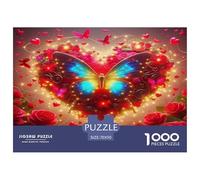 Amor Flores Puzzle De 1000 Piezas Un Desafío Imposible Juguetes Resistentes A La Presión Familiar Regalos para Mujeresregalos para Hombres para Adultos Y Niños 70x50cm/1000pcs