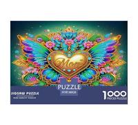 Amor Flores Puzzle De 1000 Piezas Un Desafío Imposible Juguetes Resistentes A La Presión para Toda La Familia Regalos para Mujeresregalos para Hombres para Adultos Y Niños 38x26cm/1000pcs
