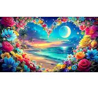 Amor-Flores Puzzle Imposible,desafío for Adults Entretenimiento Creativo 1000 Piezas Obra de Arte de Juego de para Adultos y Niños Mayores de 12 años 38x26cm/1000pcs