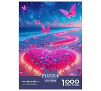 Amor Flores Puzzle Premium Diseñado para Momentos De Ocio En Casa, Destaca Fantasía Y Promueve Concentración Paciencia Equilibrio Mental Y Agradable Tiempo Compartido 38x26cm/1000pcs