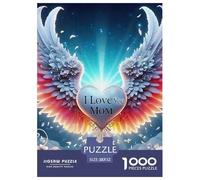 Amor Flores Puzzle Premium para Ocio Consciente Y Relajante, Integra Fantasía Y Combina Concentración Paciencia Y Disfrute Duradero Durante El Montaje 52x38cm/1000pcs