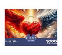 Amor Flores Puzzle Relax Consciente, Integra Fantasía Y UNE Concentración Paciencia Y Disfrute Duradero Durante El Montaje 38x26cm/1000pcs