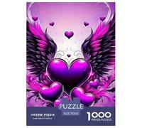 Amor Flores Rompecabezas De Papel 1000 Piezas Corazón Juego De Habilidad para Toda La Familia Exclusivo De Amazon para Adultos Y Jóvenes 70x50cm/1000pcs