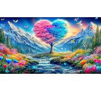 Amor-Flowers Puzzle 1000 Piezas Juego Familiar Divertido & desafiante Juego para Toda la Familia Regalo para Mujeres y Hombres 70x50cm/1000pcs